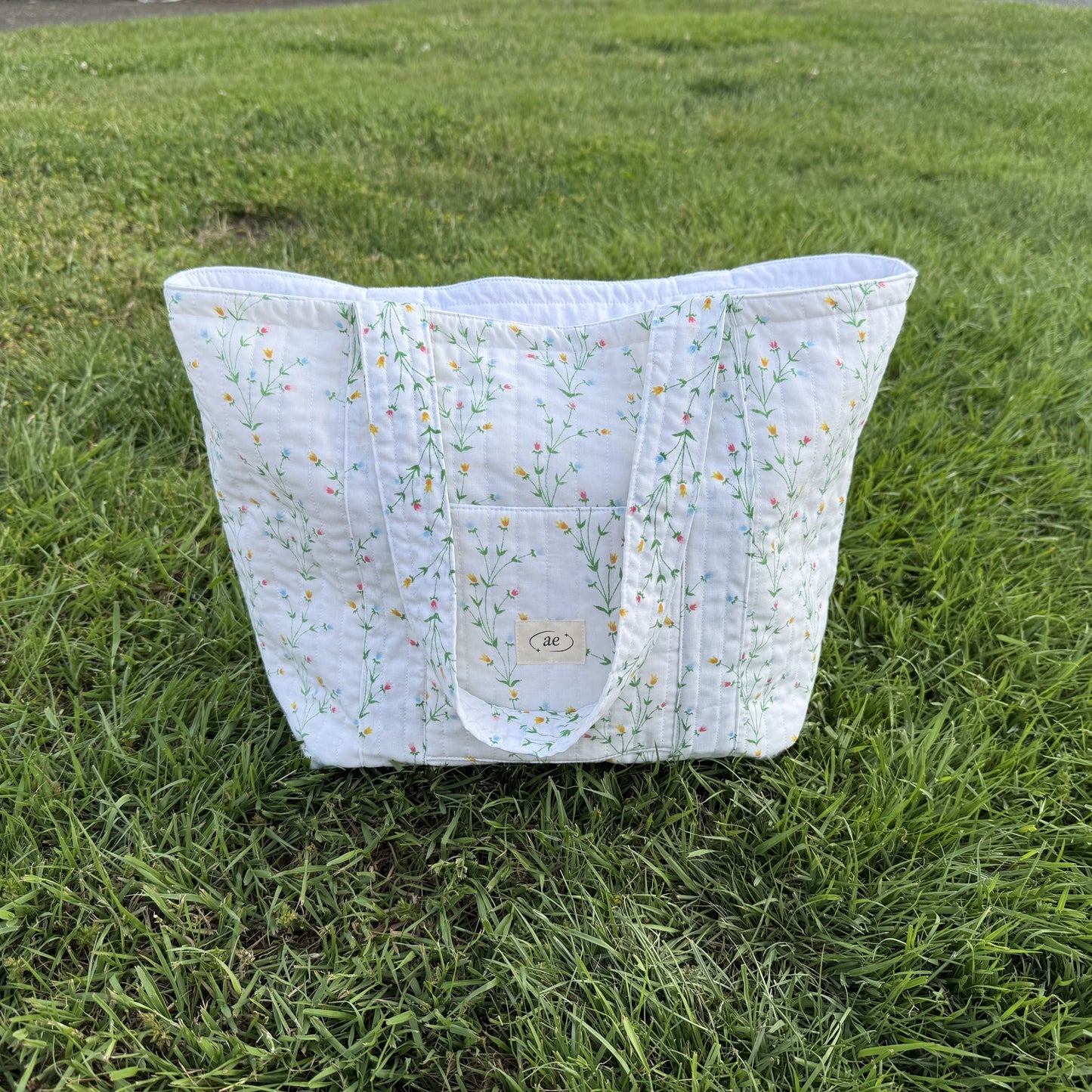 Quilted Tote Bag