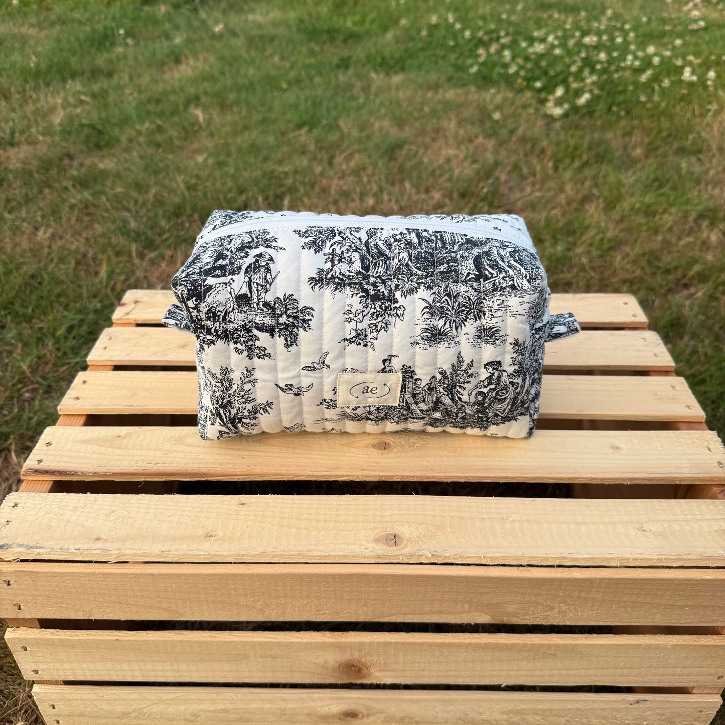 Quilted Zip Pouch - Medium