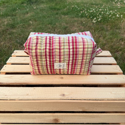 Quilted Zip Pouch - Medium