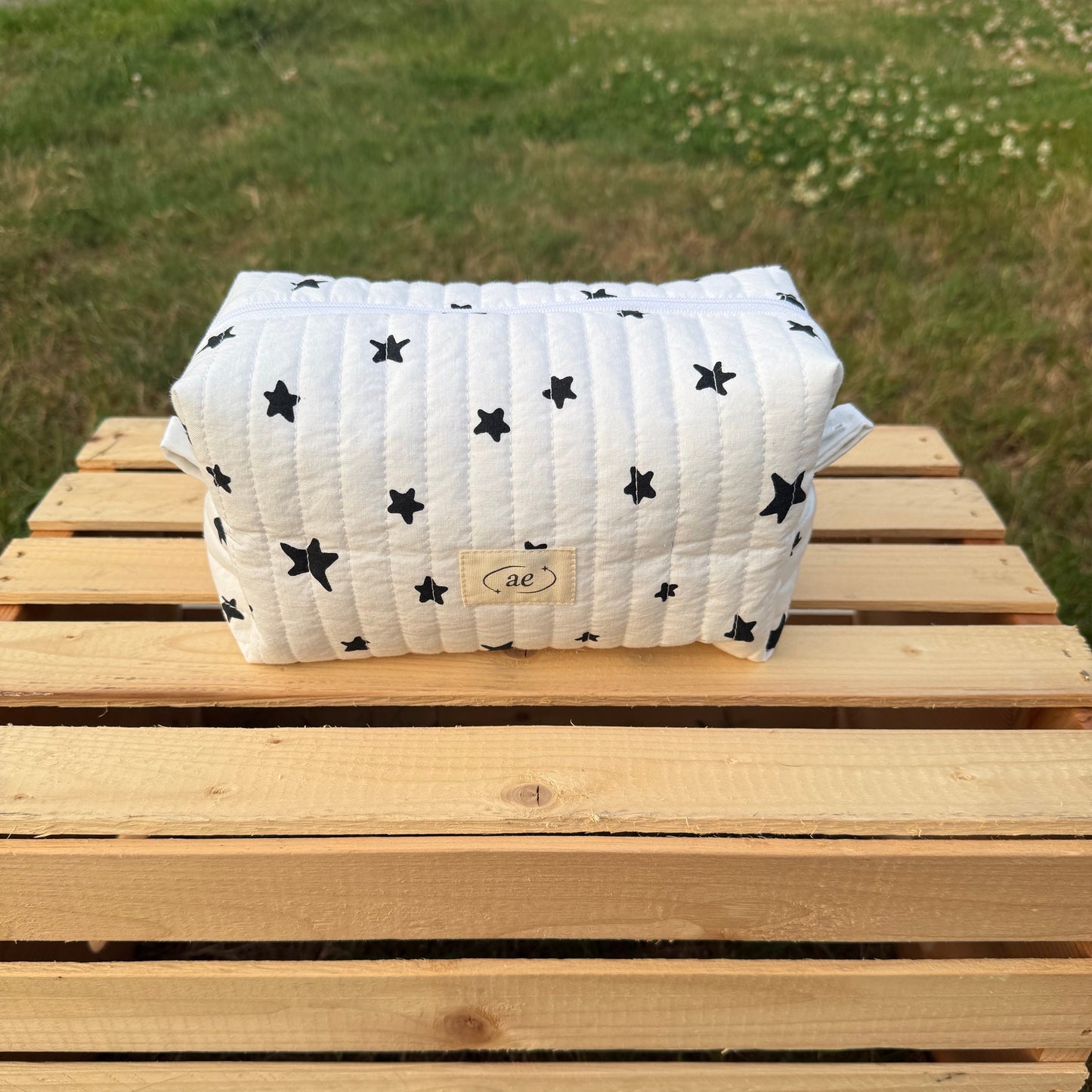 Quilted Zip Pouch - Medium