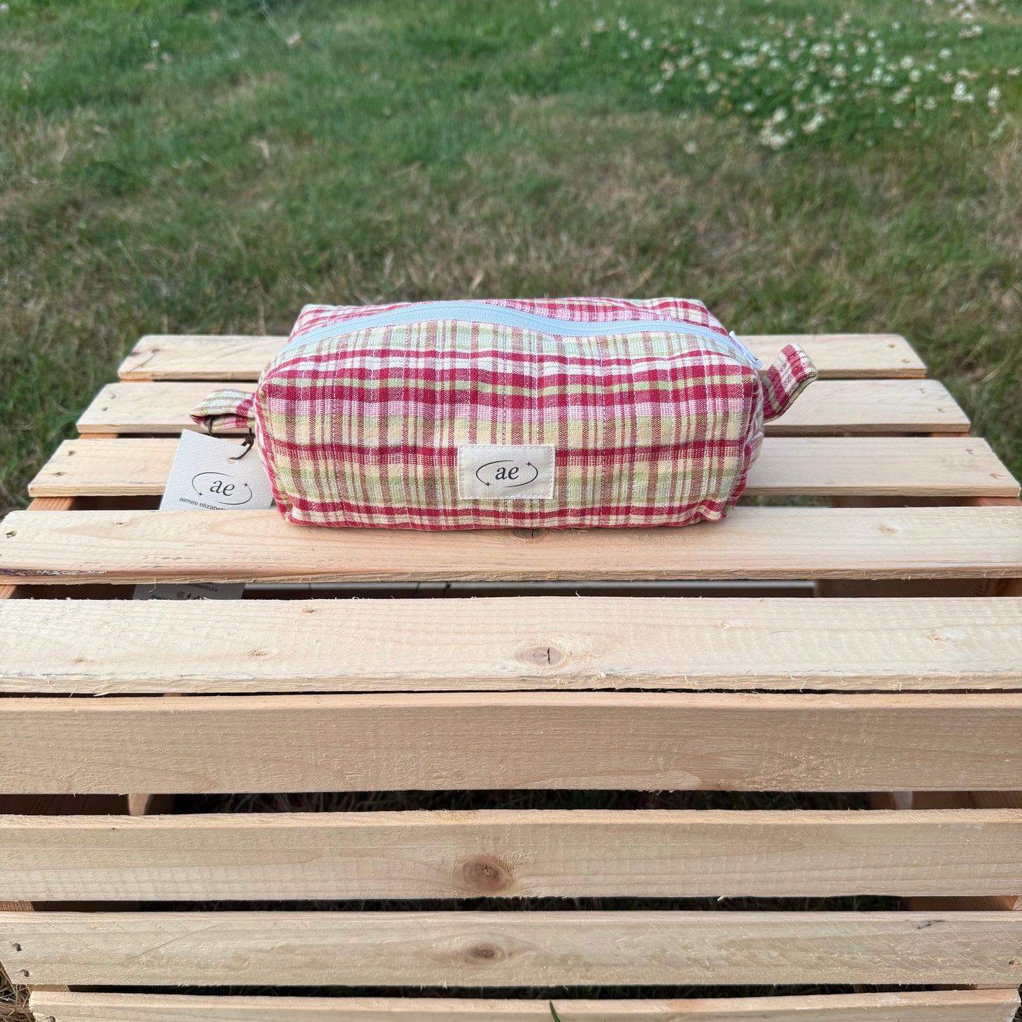 Quilted Zip Pouch - Small