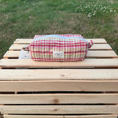 Quilted Zip Pouch - Small