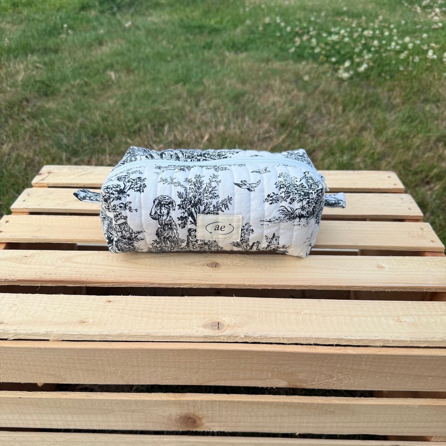 Quilted Zip Pouch - Small