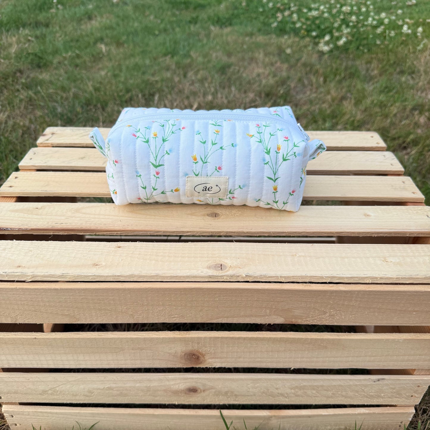 Quilted Zip Pouch - Small