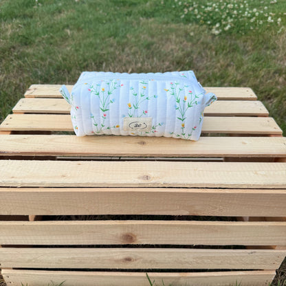 Quilted Zip Pouch - Small